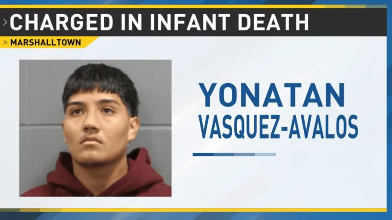 Marshalltown man charged in August infant death