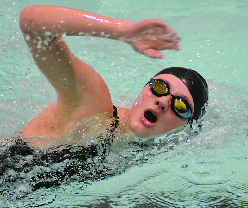Swimmers down Algona