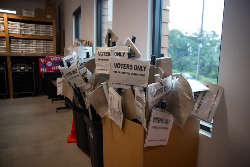 JoCo Auditor's office hosts a public polling equipment test