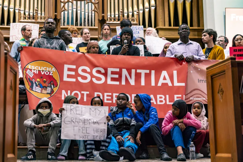 'Free Fatou': IC community members rally support for ICE detainee