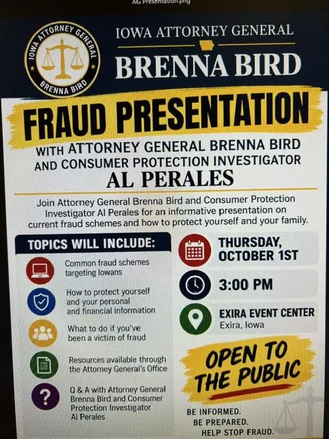 Fraud is the Topic of Event in Exira