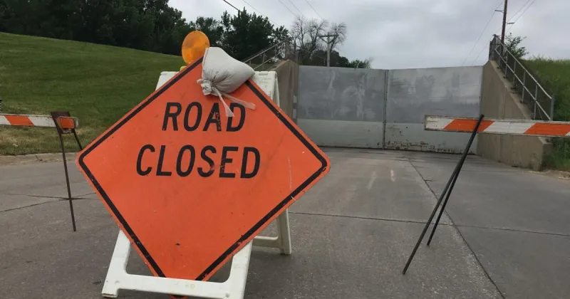 Flooding closes stretches of two Waterloo roads and city yard waste site