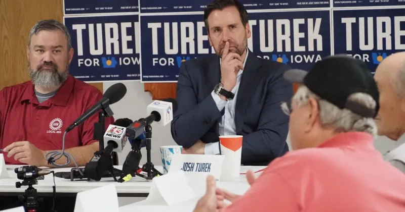 Iowa's US Senate candidates share fuel cost policies, trade criticisms on campaign trail