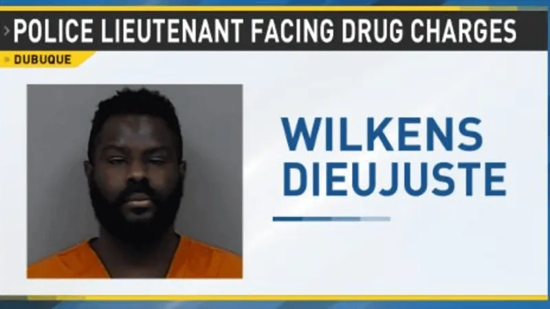 Dubuque police lieutenant charged with distributing amphetamine