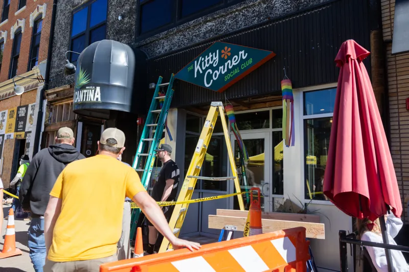 Kitty Corner Social Club Evacuates after building deemed unsafe