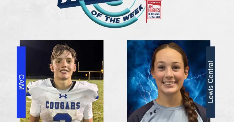 2026-27 JHRE KMAland Athlete of the Week (Week 5): Emary Cooper & Zach Kauffman