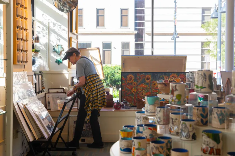 Art takes over downtown Iowa City during Fall Gallery Walk