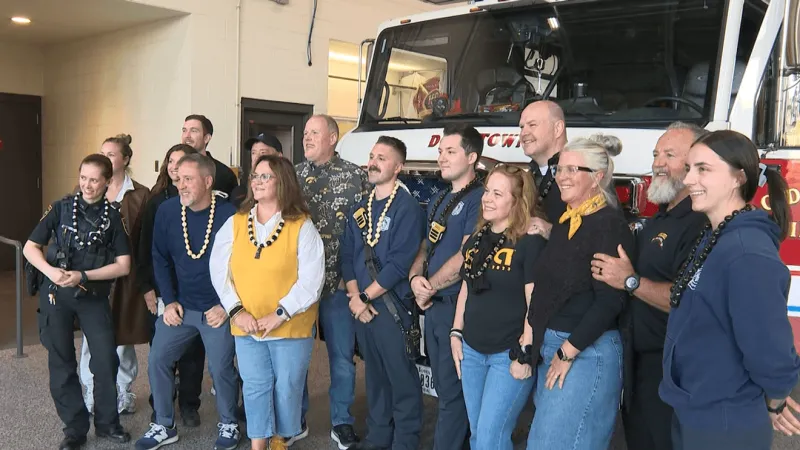 Iowan who suffered heart attack reunites with first responders that saved his life