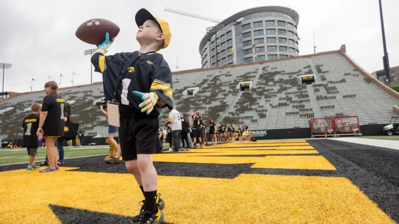 Davenport boy named Kid Captain for Hawkeyes' trip to Washington