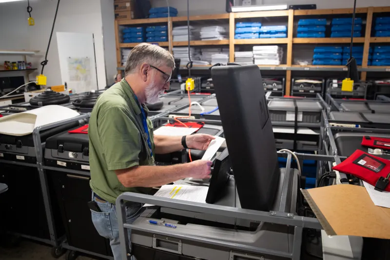 JoCo poll workers support each other through a 16-hour day