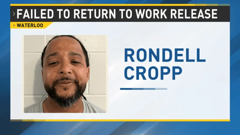 Waterloo work release resident sought after failing to return