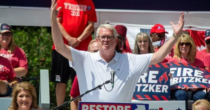 Former House Republican leader Durkin backs Pritzker for governor