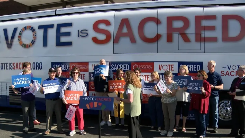 'The Vote Is Sacred' tour brings multi-faith voting message to Cedar Rapids