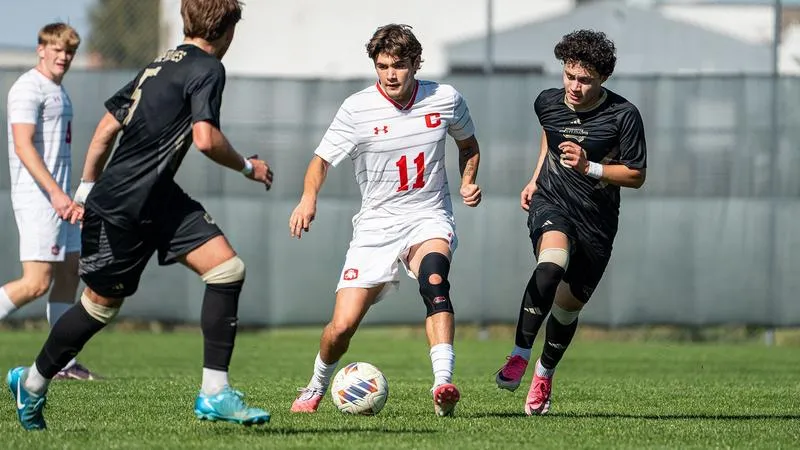 Central dealt a defeat in league's men's soccer opener
