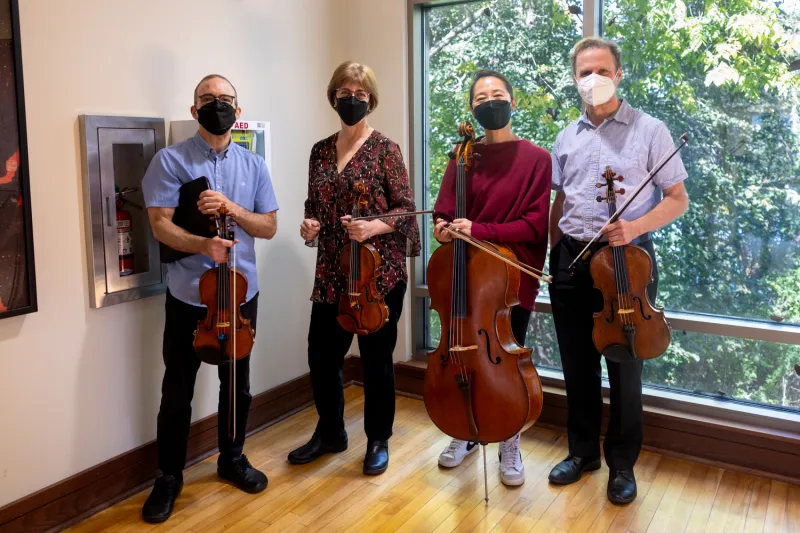 Brentano String Quartet honors Beethoven with their Voxman performance