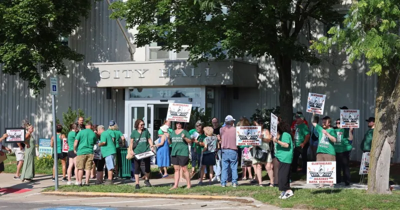 Clinton postpones public hearing on data center zoning ordinance