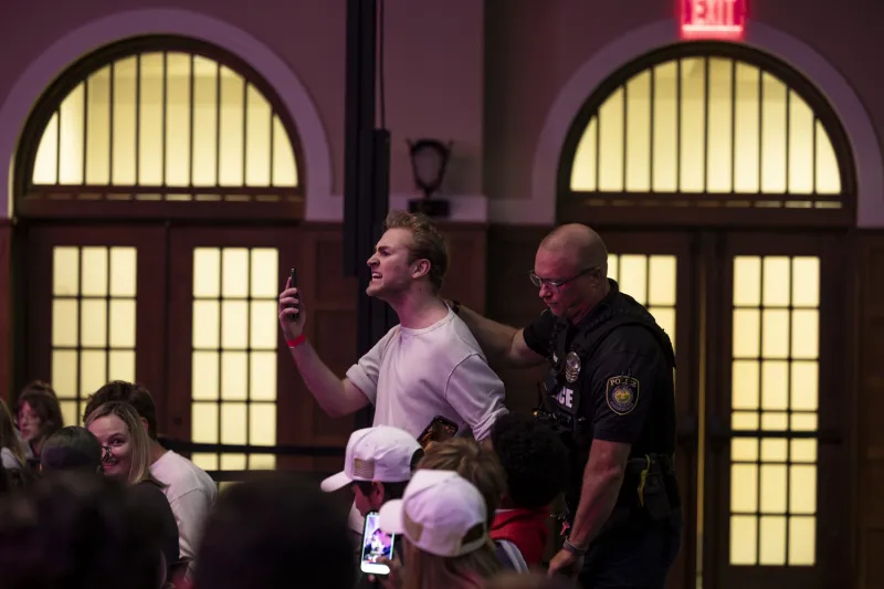 Man arrested during Turning Point USA event at UI