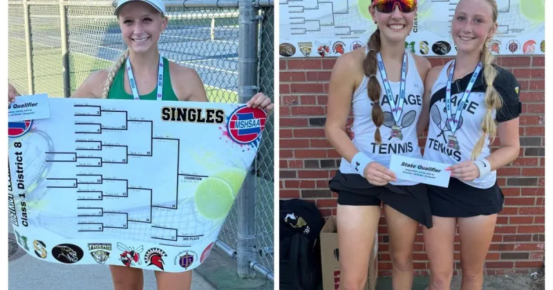 KMAland Tennis (10/9): Maryville's Quinlin wins district tennis title, Savannah doubles duo qualifies for state