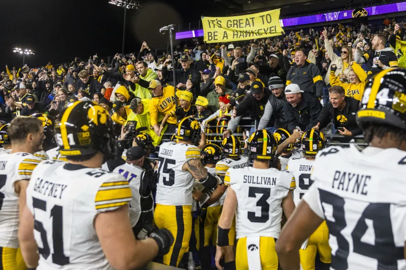 Photos: Iowa football muzzles the Huskies