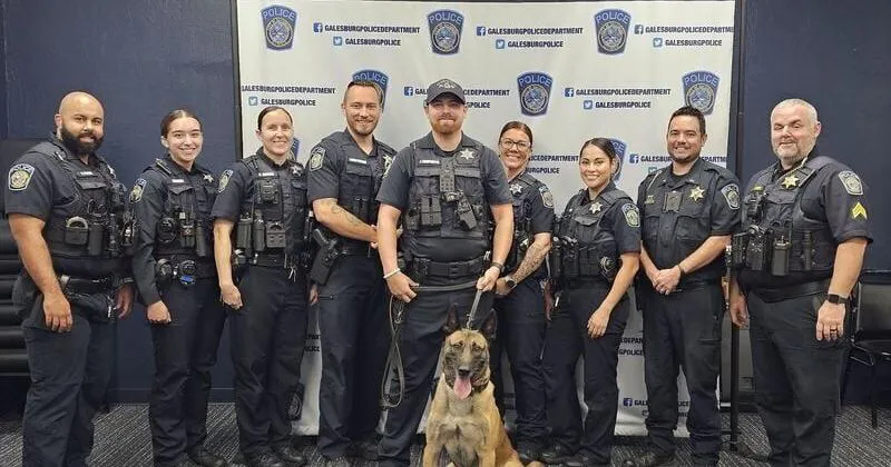 Galesburg K-9 Dax helped seize drugs, track suspects before retirement