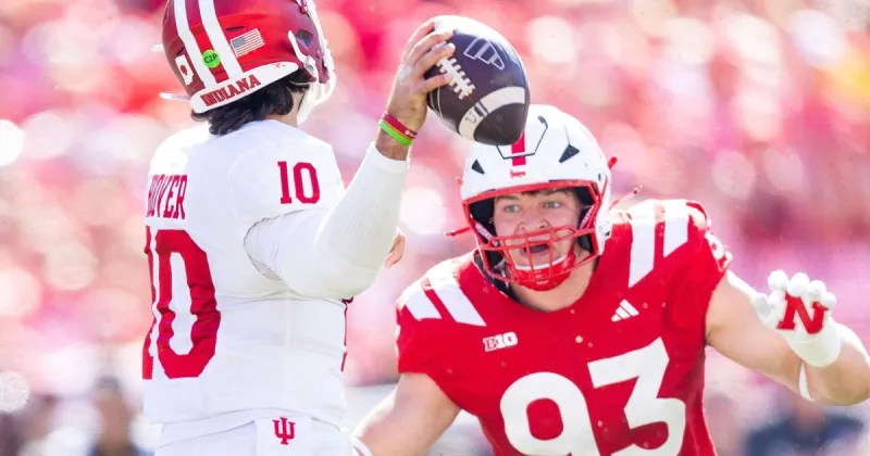 Nebraska football lets its guard down late against Indiana