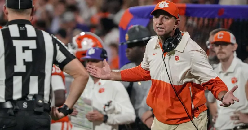 Dabo Swinney, Clemson limp toward obvious ending. Lane Kiffin almost predicted it