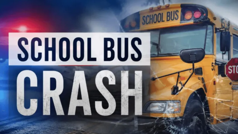 One injured in crash involving school bus in Winneshiek County