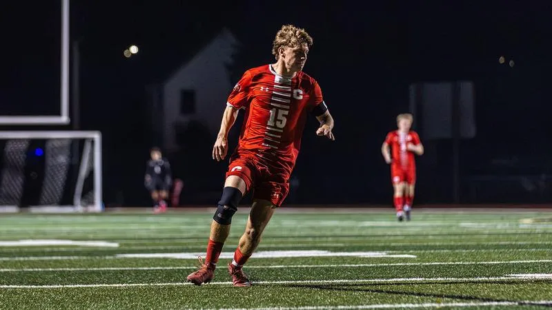 Central men's soccer secure big conference road win