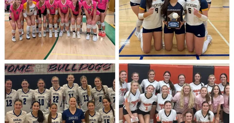KMAland Volleyball (10/10): Riverside, Murray, Ankeny Christian, Falls City claim tournament titles