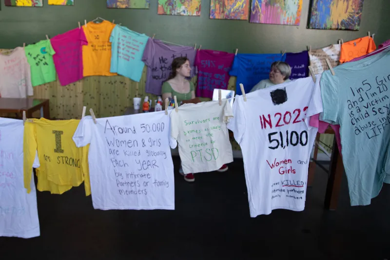 Multisensory experience raises domestic violence and sexual assault awareness