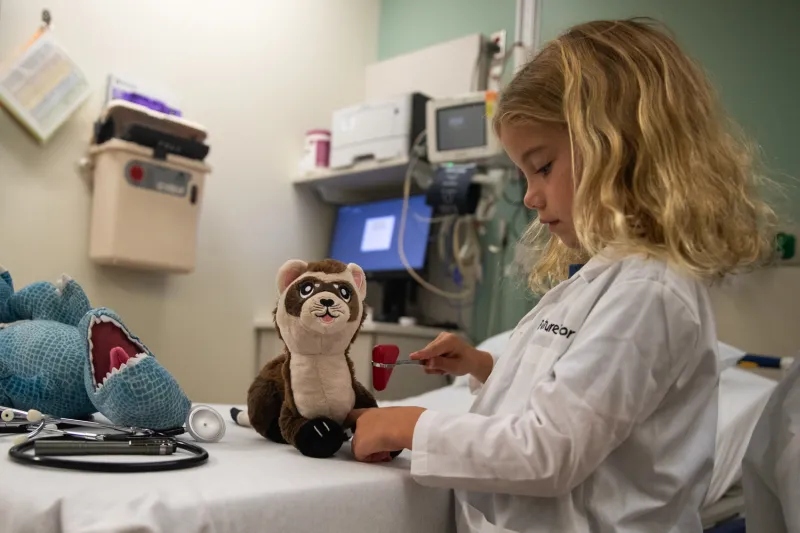 UIHC hosts biannual Teddy Bear Clinic to improve childhood hospital comfort