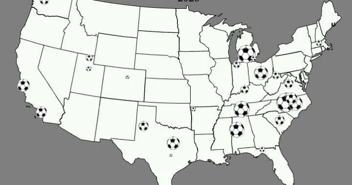 Geography with Goudge: NCAA Women's Soccer Top 25 Rankings