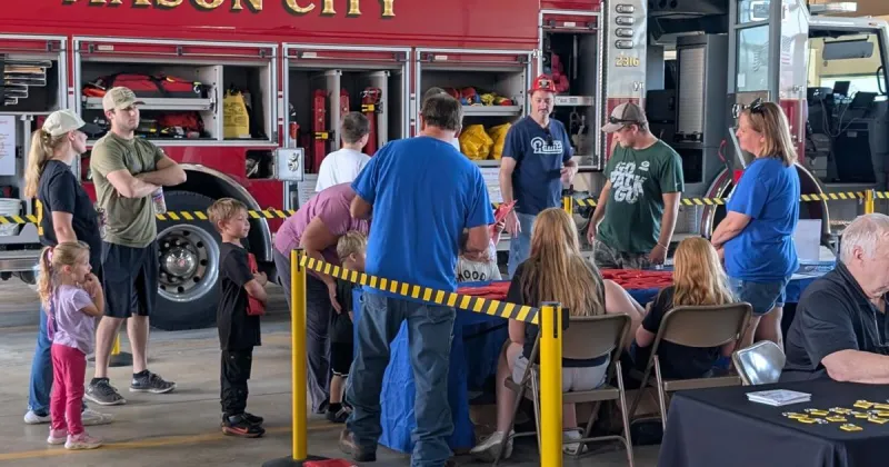 Mason City Fire Department hosts Fire Safety Week open house