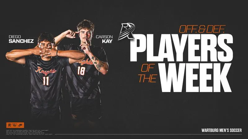 Sanchez and Kay Sweep A-R-C Men's Soccer Weekly Honors