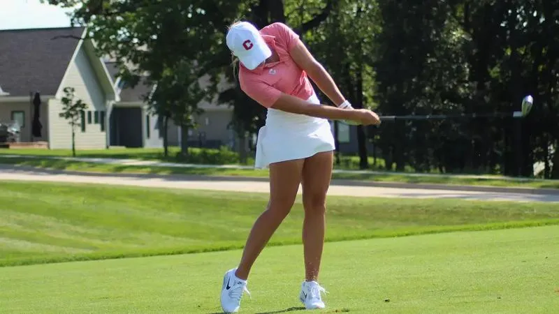Central's Pfantz in the hunt at league women's golf meet