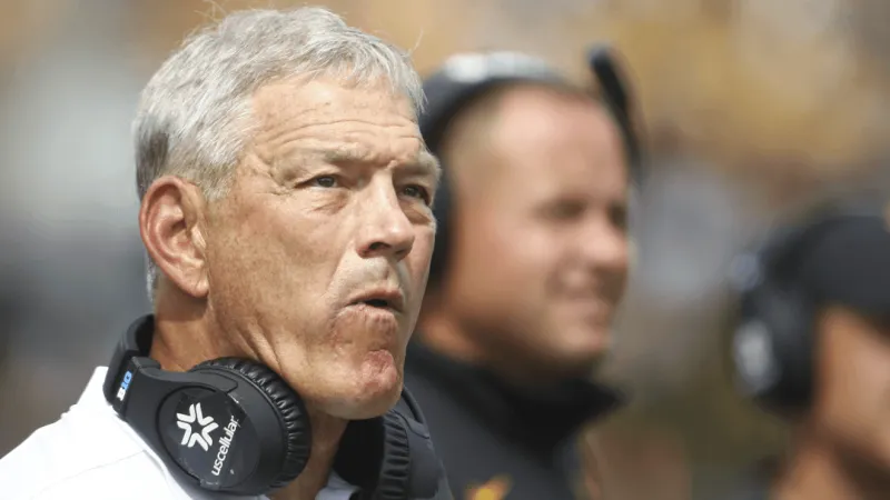 Iowa coach Kirk Ferentz named to Dodd Trophy midseason watch list