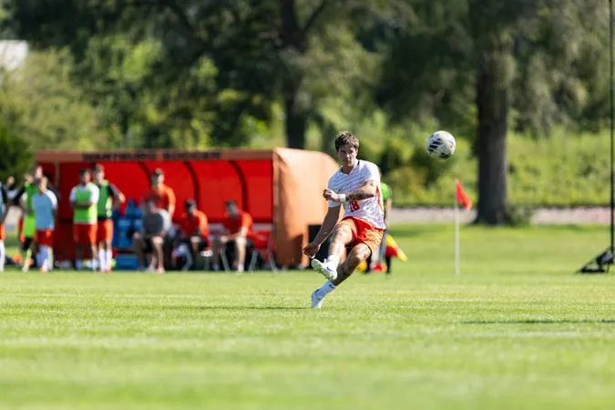 First-Half Scores From Chickering and Kay Lift Knights Over Beavers 2-1