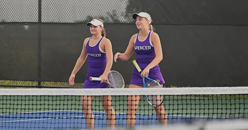 Girls team state tennis: Spencer falls to Pella in state quarterfinals