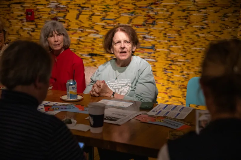 League of Women Voters meets for conversation about election issues
