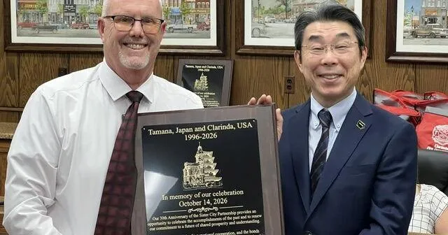 Clarinda, Tamana, Japan celebrate sister city anniversary