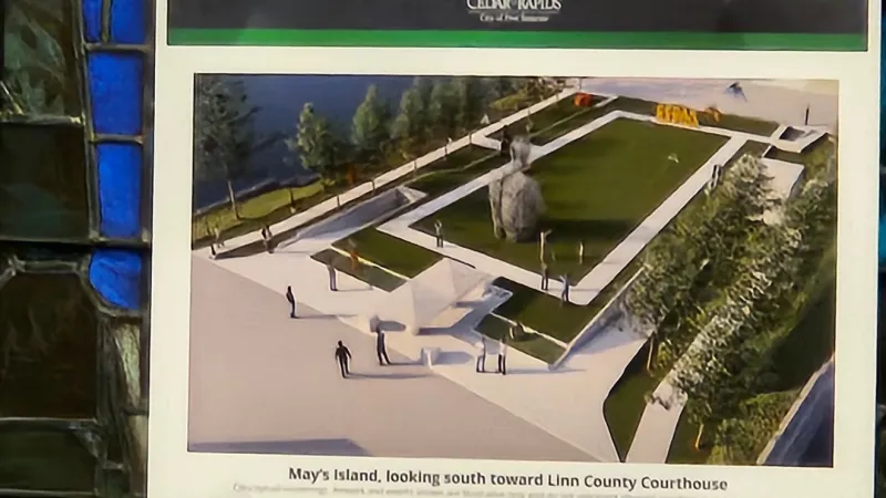 Donation funds new Cedar Rapids sculpture park on May's Island