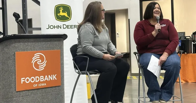 John Deere announces $13M to Iowa food banks, farm to plate support
