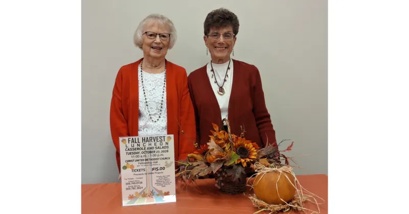 Christ United Methodist Church to hold fall harvest luncheon