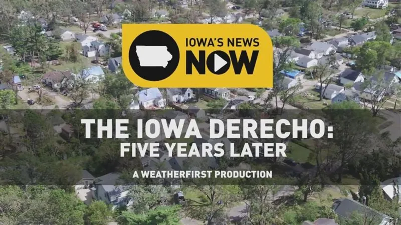 Iowa's News Now, WeatherFirst team win Upper Midwest Emmy for derecho retrospective