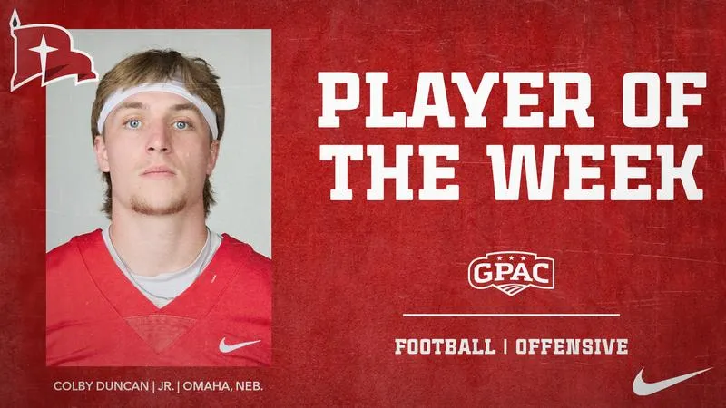 Duncan Racks Up 362 Yards in Player of the Week Effort