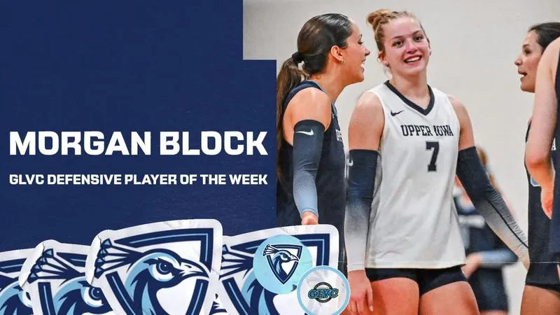 Block earns program's first GLVC Defensive Player of the Week accolade