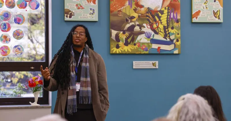 Endya Johnson's love of learning immortalized with art piece at Waterloo Public Library