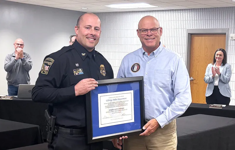 Eldridge Police Department recognized for accreditation