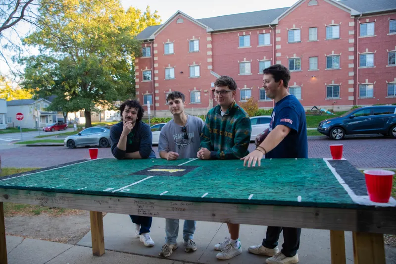 Iowa City die tables: a handmade college tradition