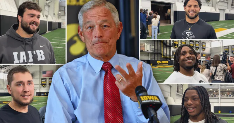 Iowa coaches, players preview Minnesota matchup, recap bye week